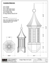 Octagonal Ridge Vent Cupola