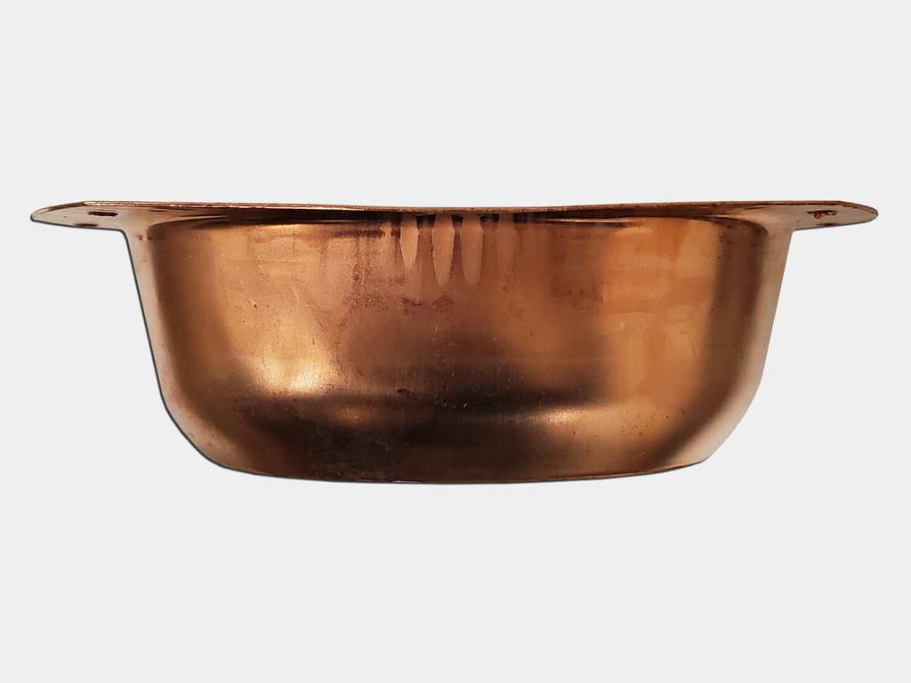 Oval Stamped Flat Flange Copper Gutter Outlet