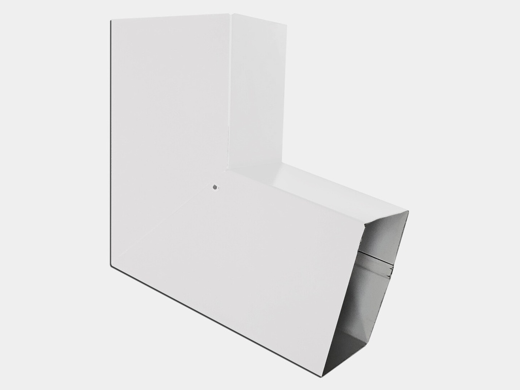 Plain Square 0.027" Aluminum Elbow (B) Style