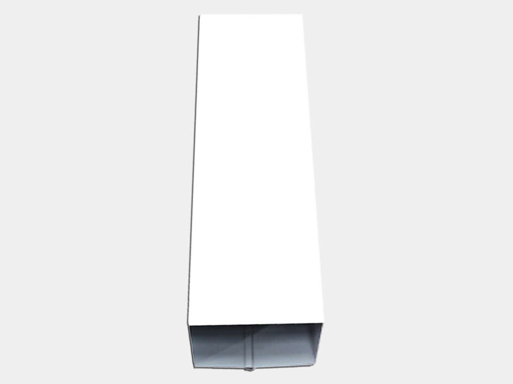 Plain Square 0.032" Kynar Aluminum Downspout