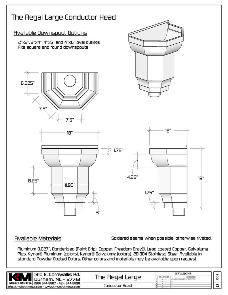 The Regal Large Conductor Head