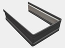 Plain Square Kynar Steel Downspout Strap