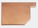 Residential Box Copper Gutter Left / Right End Cap