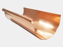 Reverse Bead Copper Half Round Gutter