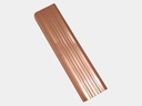 Square Corrugated Copper Downspout