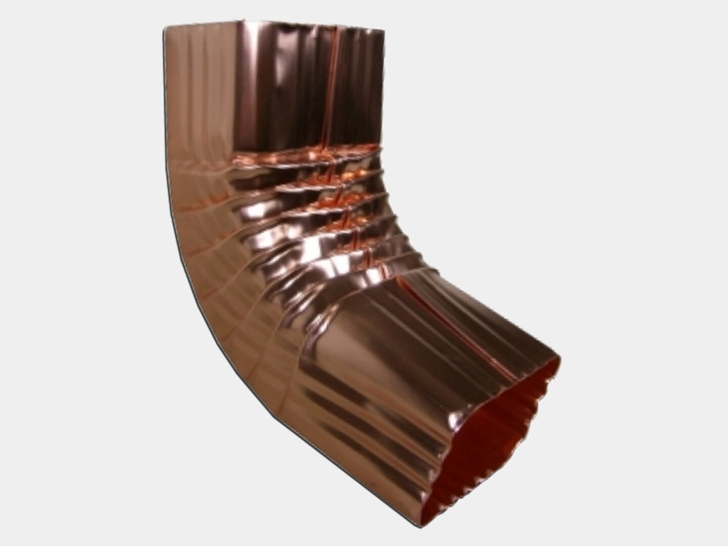 Square Corrugated Copper Elbow (A) Style