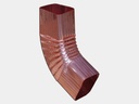 Square Corrugated Copper Elbow (B) Style