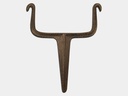 Square Downspout Hook - Bronze