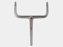 Square Side Fasten Downspout Hook - Cast Zinc