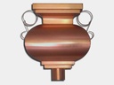 The Buddha Conductor Head | Leader Head - Copper and Zinc