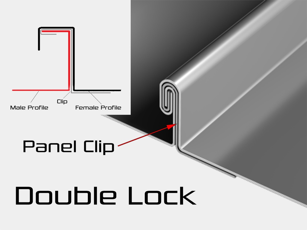 Fixed Mechanical Lock Roofing Clip