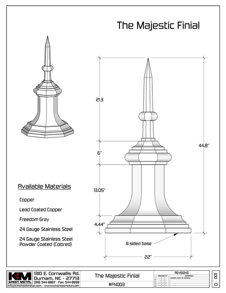 The Majestic Finial