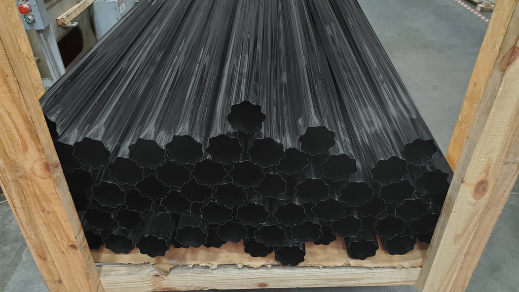 Round Corrugated 0.027" Aluminum Downspout