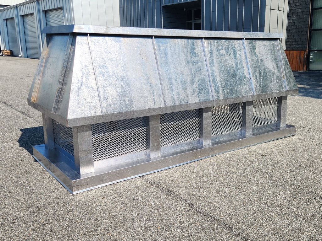 Standing Seam Roof Chimney Cap / Shroud LCC