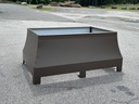 The Curved Chimney Shroud - Dark Bronze