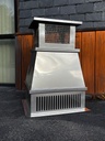 The Knight Chimney Pot - 24 Gauge Stainless Steel