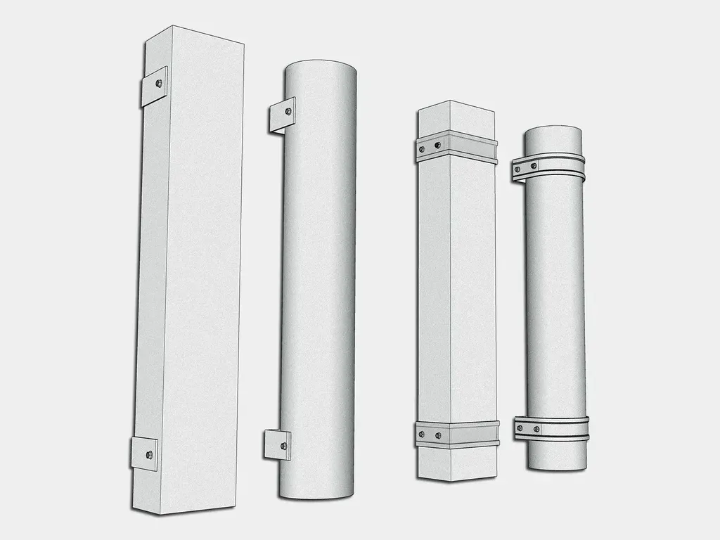 Hidden Mount Galvanized Steel Downspout Strap