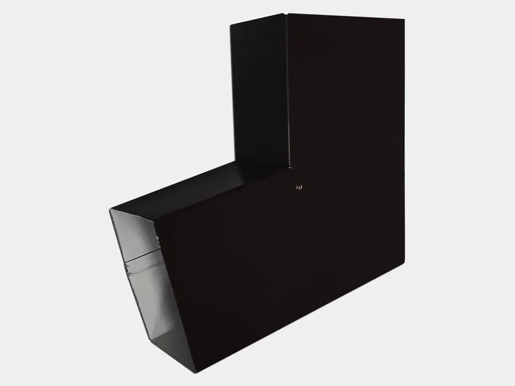 Plain Square 0.032" Kynar Aluminum Elbow (B) Style