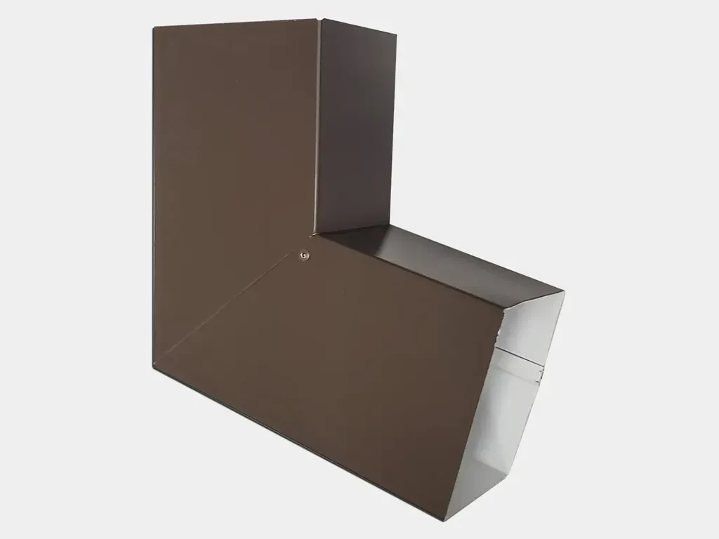 Plain Square 0.032" Kynar Aluminum Elbow (B) Style