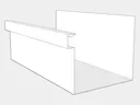 A-Style 24 Gauge Kynar Steel Commercial Box Gutter