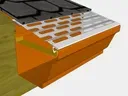 KM Under Roof Gutter Screen Free Sample - 2