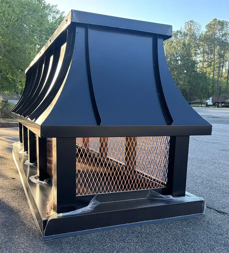 Concave Roof Chimney Cap / Shroud - 20