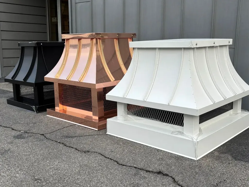 Concave Roof Chimney Cap / Shroud - 21