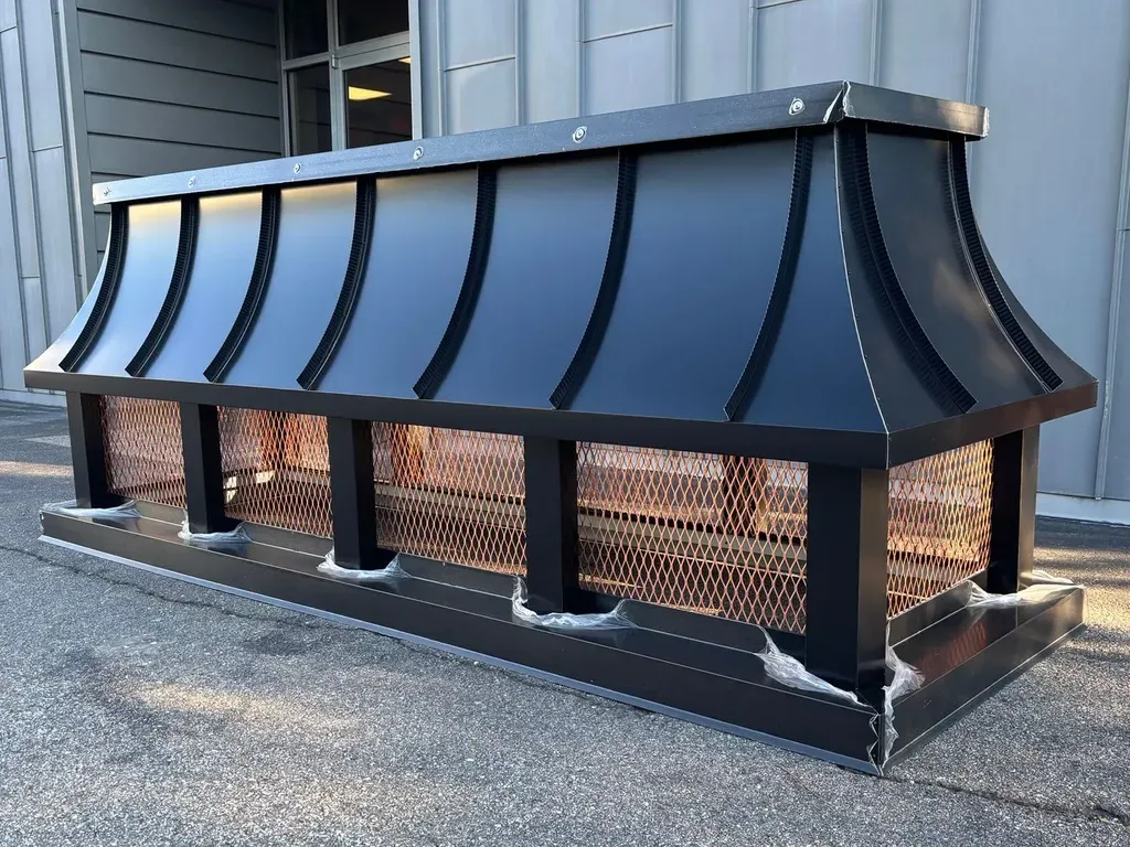 Concave Roof Chimney Cap / Shroud - 24