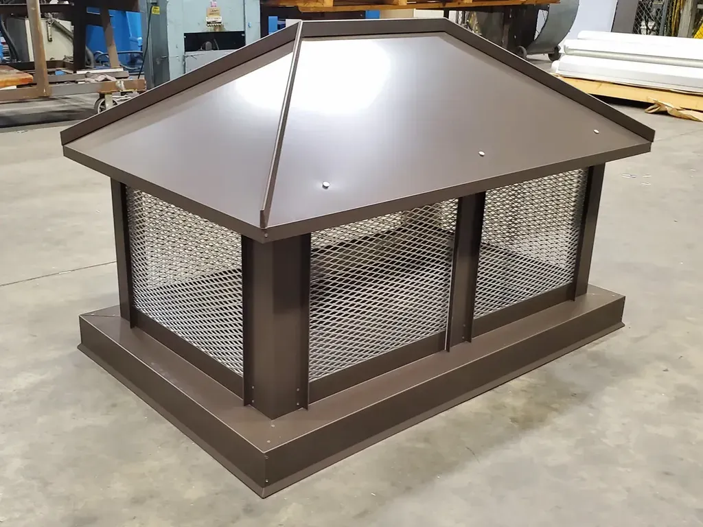 Hip & Ridge Med Bronze Chimney Cap