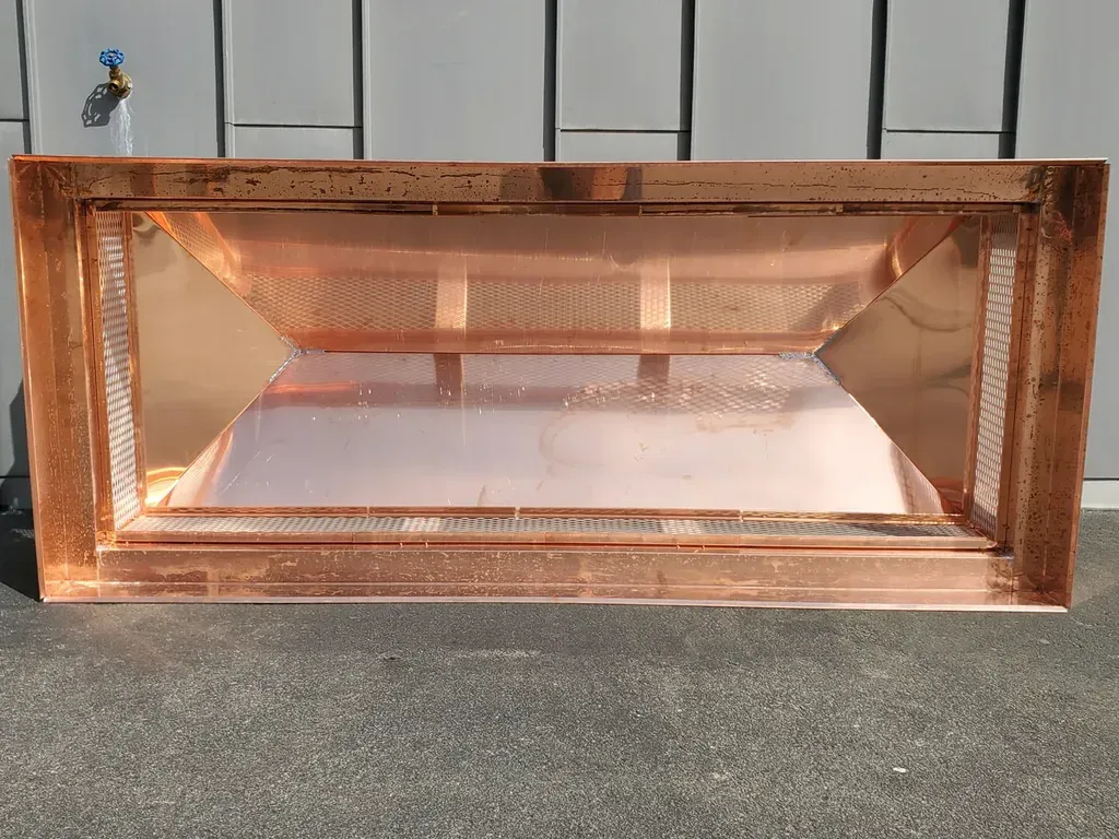 Hip and Ridge Chimney Cap - Copper, Aluminum, Steel - 17