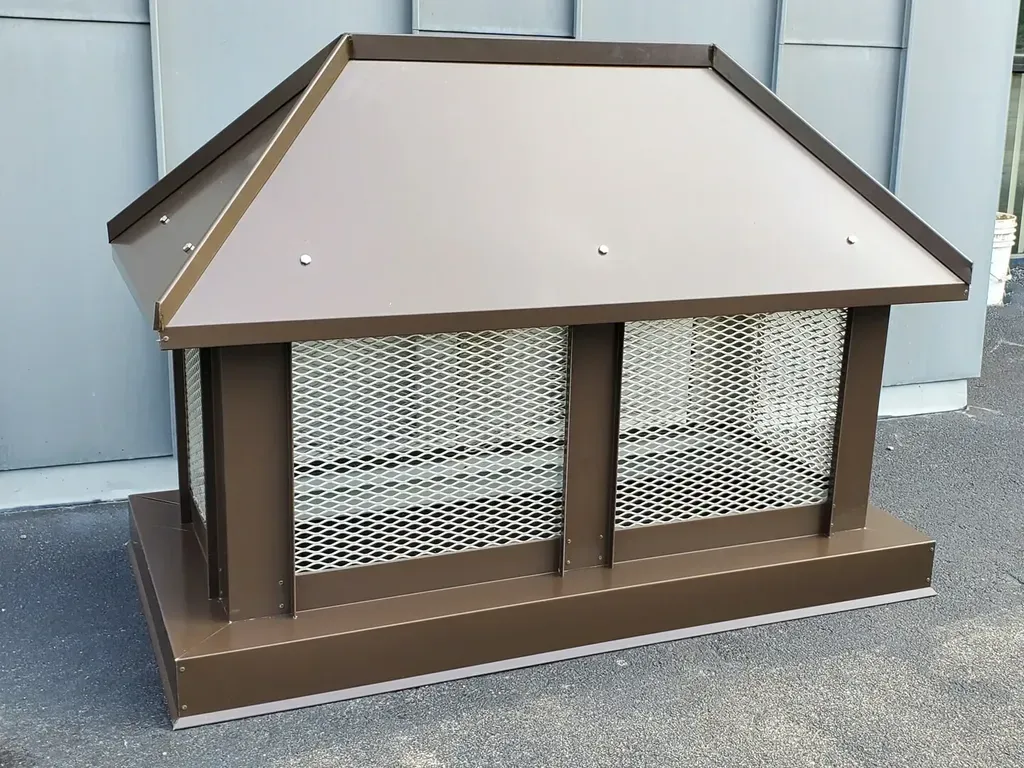 Aluminum chimney cap