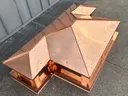Hip and Ridge Chimney Cap - Copper, Aluminum, Steel - 21