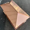 Hip and Ridge Chimney Cap - Copper, Aluminum, Steel - 22