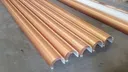 Faux copper gutter - coppertone steel
