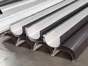 Reverse Bead 24 Gauge Kynar Steel Half Round Gutter - 5