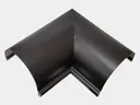 Dark Bronze Kynar Steel Half Round Gutter Inside Miter - Bottom View