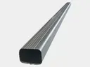 [DS344-3002] Square Corrugated G90 Galvanized Steel Downspout - 1