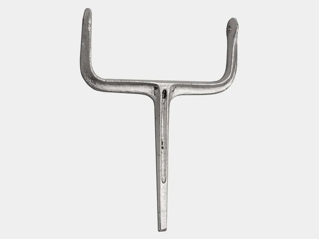Square Side Fasten Downspout Hook - Lead Coated Copper