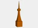 The Sentinel Finial - Cad Drawing