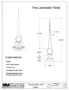 The Lancaster Finial - Submittal
