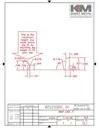 Snap Lock Roofing Panel - 1" Submittal Drawing