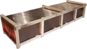 Copper panels crated for shipping