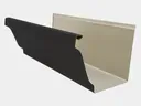 K-Style 0.032" Kynar Aluminum Gutter - Sample in Dark Bronze