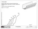 K-Style 0.027" Aluminum Gutter - Gutter Size Chart