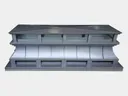 Decorative Royal charcoal aluminum custom chimney cap