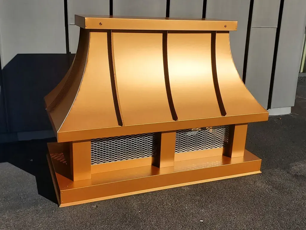 Concave Roof Chimney Cap / Shroud