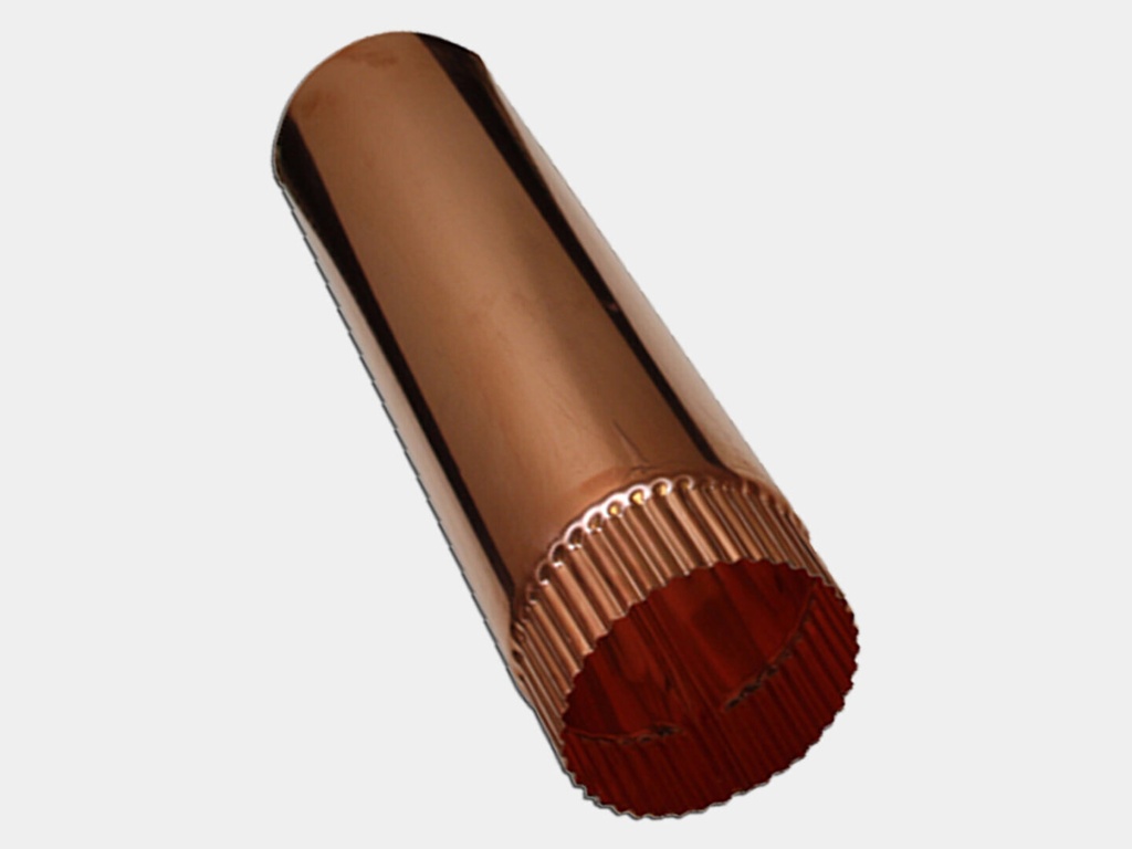 Plain Round Copper Downspout