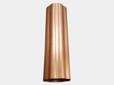 Round Corrugated Copper Downspout