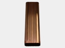 Square Corrugated Copper Downspout