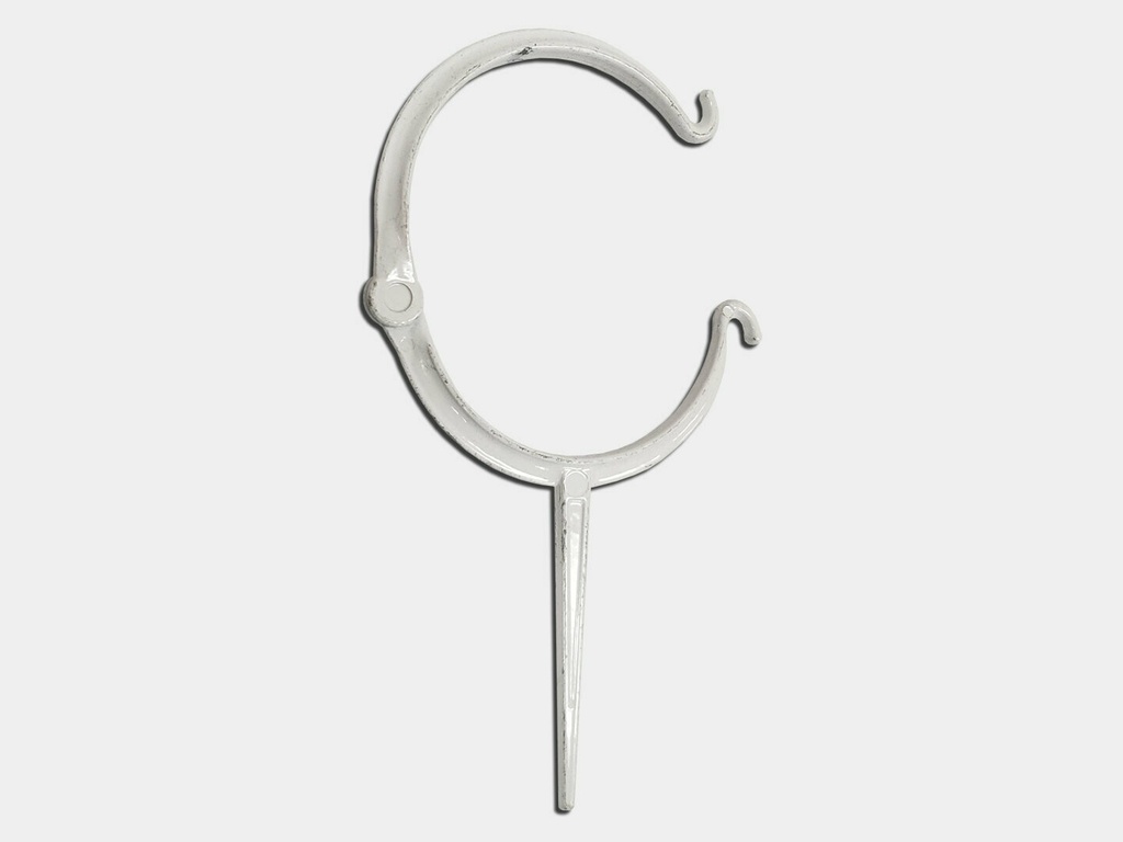 Plain Round Downspout Hook - Aluminum